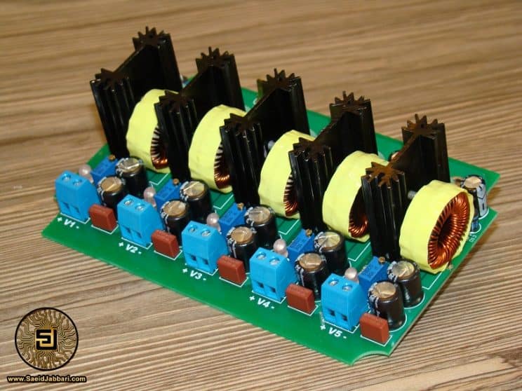 مبدل با آیسی LM2576 & LM2596